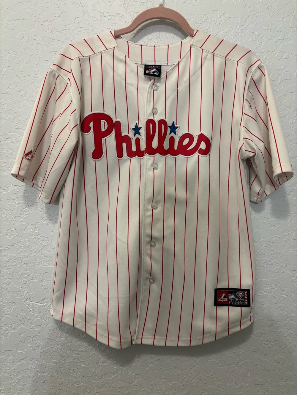 Majestic Vinyage Philadelphia Phillies Roy Halladay #34 Home Jersey M